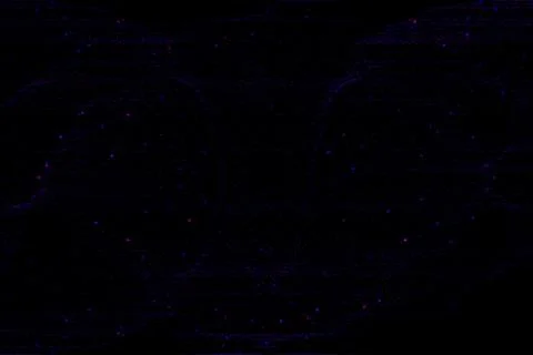 Abstract data network background with purple and blue dots. Digital technolog Stock Illustration