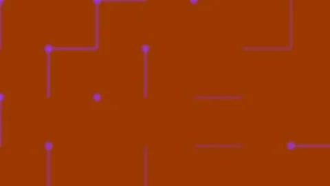 Abstract Data Network Flow: Futuristic Technology Interface with Glowing Node Stock Footage 336887504