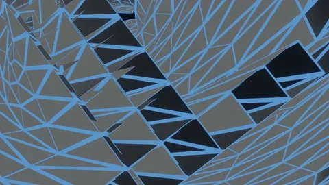 Abstract Data Science text in 3D with plexus wireframe lines isolated on blac Stock Footage 146852094