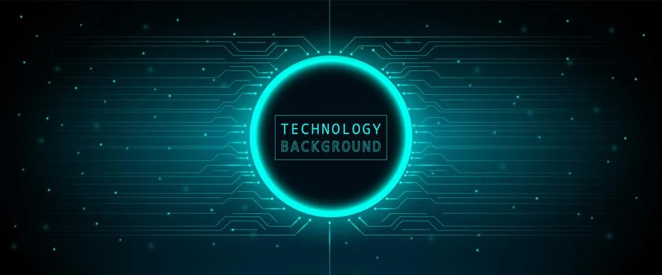 Abstract data security cyber connection technology background concept. Illustrazione stock