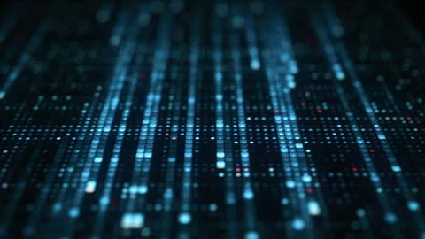 Abstract Data server processing information HD1080 Stock Footage 248052596