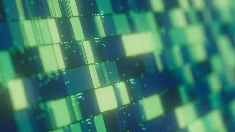 Abstract Data sorting Ai algorithm visualization. Big Data processed by Neural Stock Footage 330666867