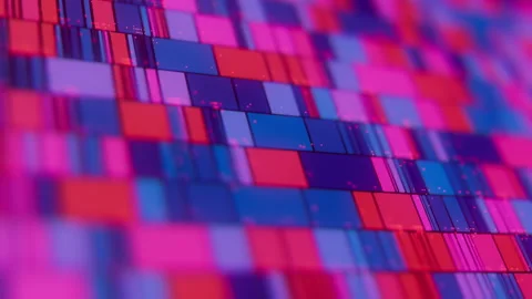 Abstract Data sorting Ai algorithm visualization. Big Data processed by Neural Stock Footage 331197079