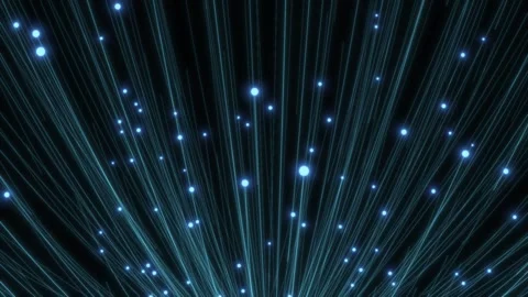An abstract data star exploring wireless signals of technology Stock Footage 243004847