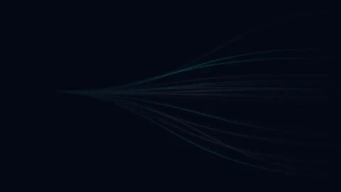 Abstract data streams motion graphic in 4K Stock Footage 344752141