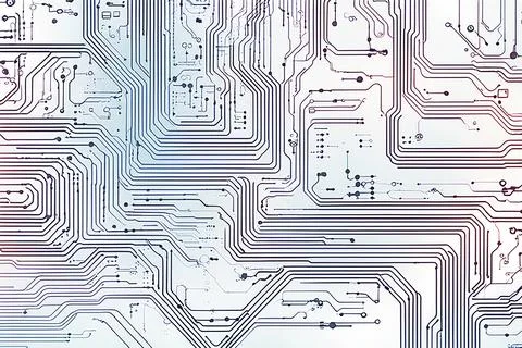 Abstract data technology background with a network grid and particles conne.. Stock Photos