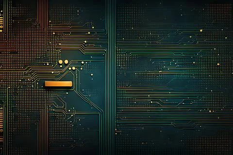 Abstract data technology background with a network grid and particles conne.. Stock Photos