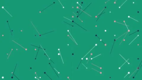 Abstract Data Visualization Background with Connecting Points and Lines on .. 스톡 일러스트