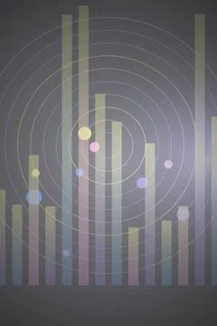 Abstract Data Visualization Background 库存照片