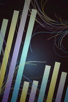 Abstract Data Visualization Background Stock Photos