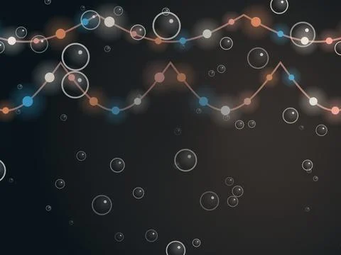 Abstract Data Visualization Background Stock Photos
