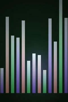 Abstract Data Visualization Bar Graph Stock Photos