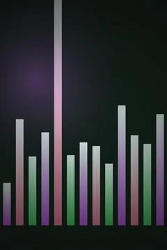 Abstract Data Visualization Bar Graph Stock Photos