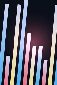 Abstract Data Visualization Bar Graph Stock Photos