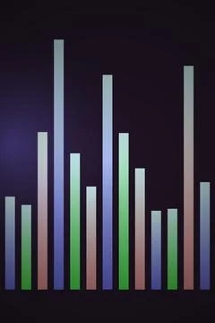 Abstract Data Visualization Bar Graph Stock Photos