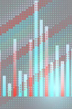 Abstract Data Visualization Chart Stock Photos