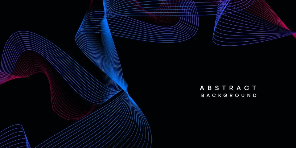 Abstract data visualization geometric dark blue orange green gradient background Illustrazione stock