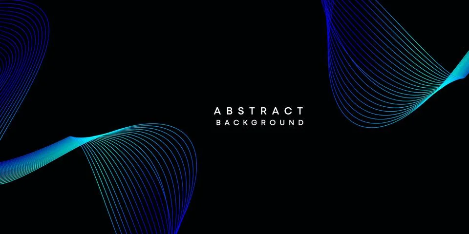 Abstract data visualization geometric dark blue orange green gradient background Illustrazione stock