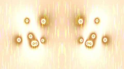 Abstract data visualization with glowing nodes and radiating digital energy.. Stock Footage 335519357