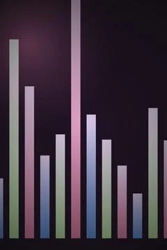 Abstract Data Visualization Gradient Background 库存照片