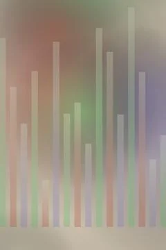 Abstract Data Visualization Gradient Bars Stock Photos