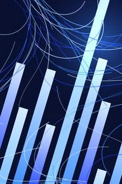 Abstract Data Visualization Gradient Stock Photos