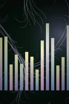 Abstract Data Visualization Gradient Stock Photos
