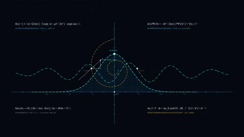 Abstract data visualization graph  analytics chart  digital tech Stock Footage 347198524