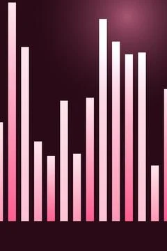 Abstract Data Visualization Graph Stock Illustration