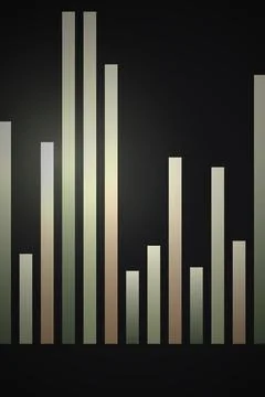 Abstract Data Visualization Graph 스톡 사진