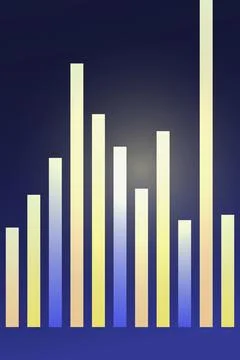 Abstract Data Visualization Graph Stock Photos