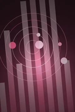 Abstract Data Visualization with Planetary Elements Stock Photos