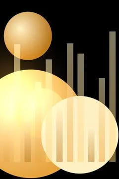 Abstract Data Visualization Sphere Chart Stock Photos