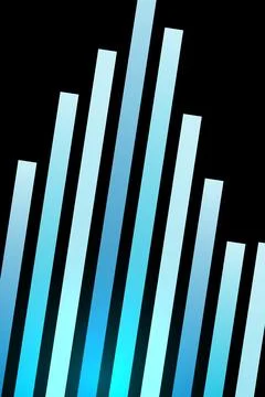 Abstract Data Wave Gradient Stockfoto's