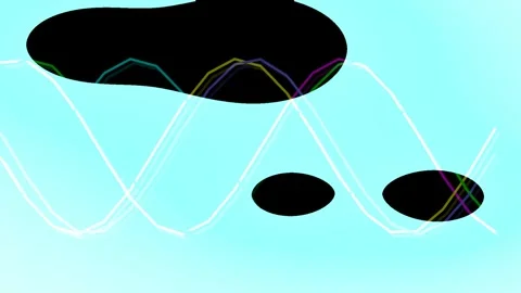 Abstract Data Waveform Pattern Background for Technology and Motion Visuali.. Stock Footage 336882748