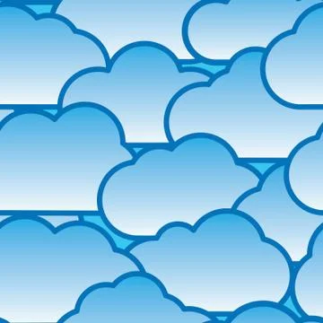 Abstract day clouds background Stock Illustration