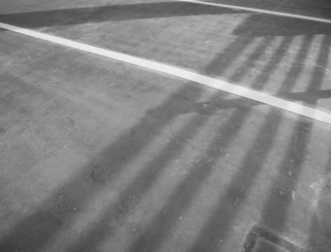 Abstract daytime shadows on floor Stock Photos