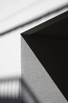 Abstract daytime shadows from outdoors Stock Photos