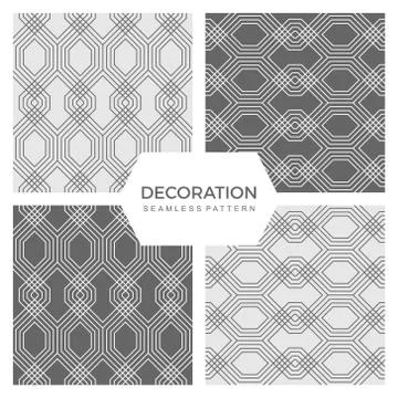 Abstract Decoration frame pattern background Illustrazione stock