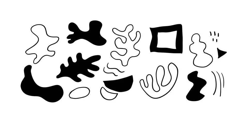 Abstract Decorative Art Set | Vector for Modern and Artistic Designs Stock Illustration