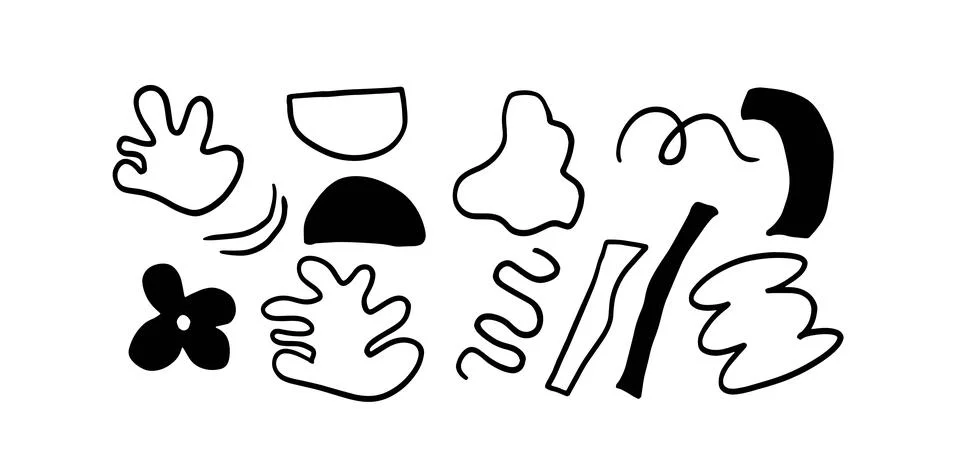 Abstract Decorative Art Set | Vector for Modern and Artistic Designs Stock Illustration