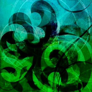 Abstract decorative artwork Stock Illustration