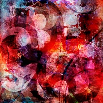 Abstract decorative artwork Stock Illustration