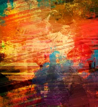 Abstract decorative artwork Illustrazione stock