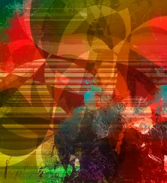 Abstract decorative artwork Stock Illustration