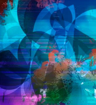 Abstract decorative artwork Stock Illustration