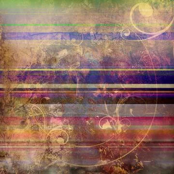 Abstract decorative artwork Stock Illustration