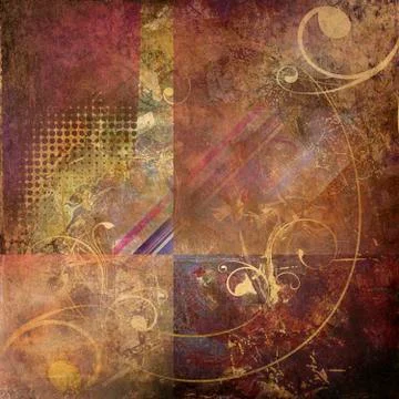 Abstract decorative artwork Stock Illustration