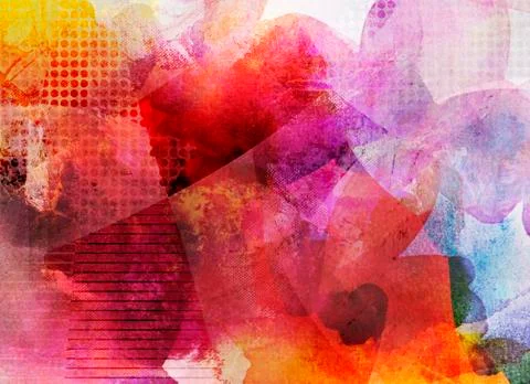 Abstract decorative artwork Stock Illustration