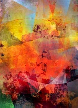 Abstract decorative artwork Stock Illustration